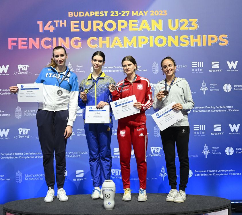 15-year old Emily Conrad secures Ukraine’s second gold in the European U23 championships