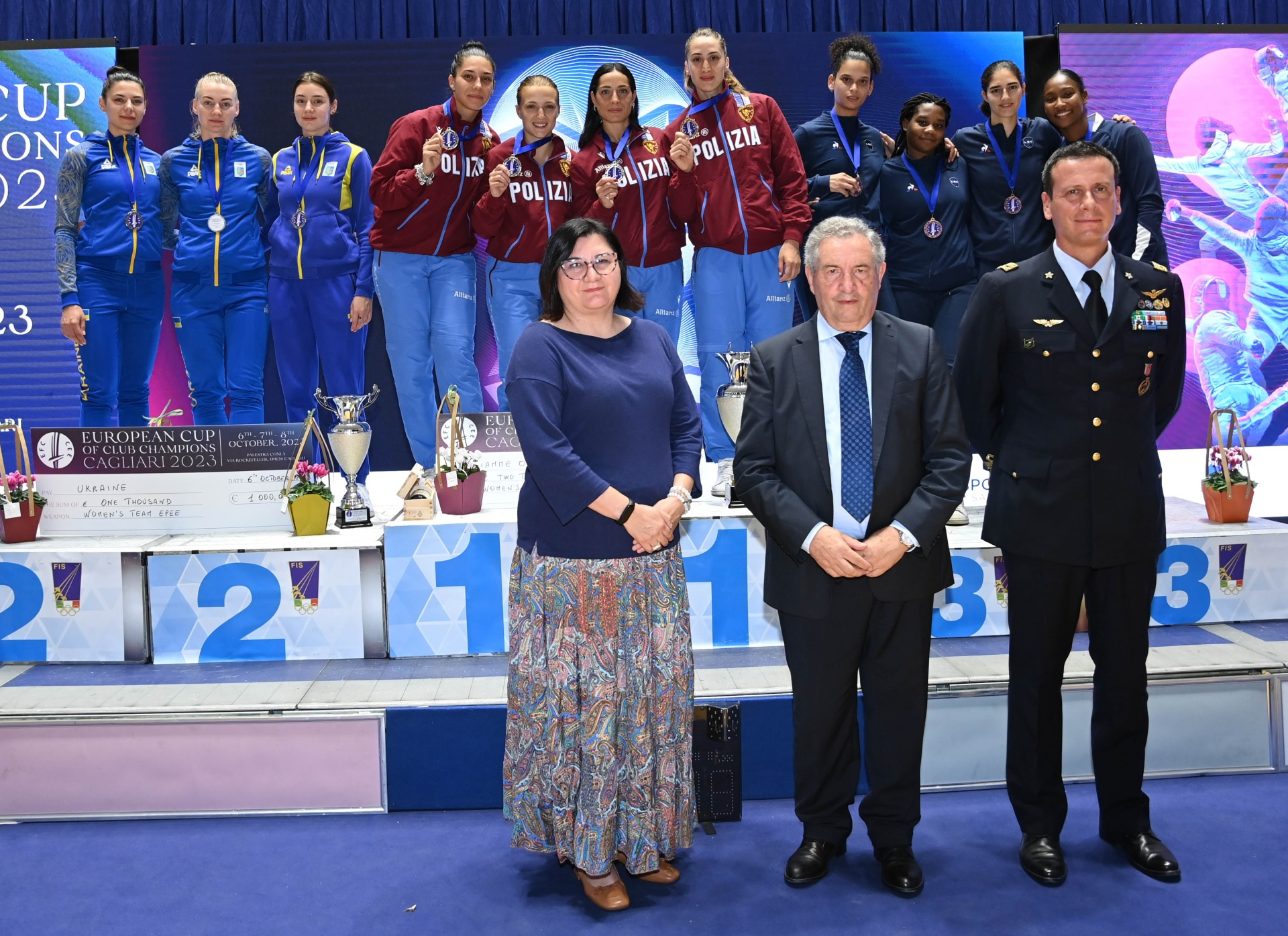 Day one in Cagliari: Double gold for Fiamme Oro.