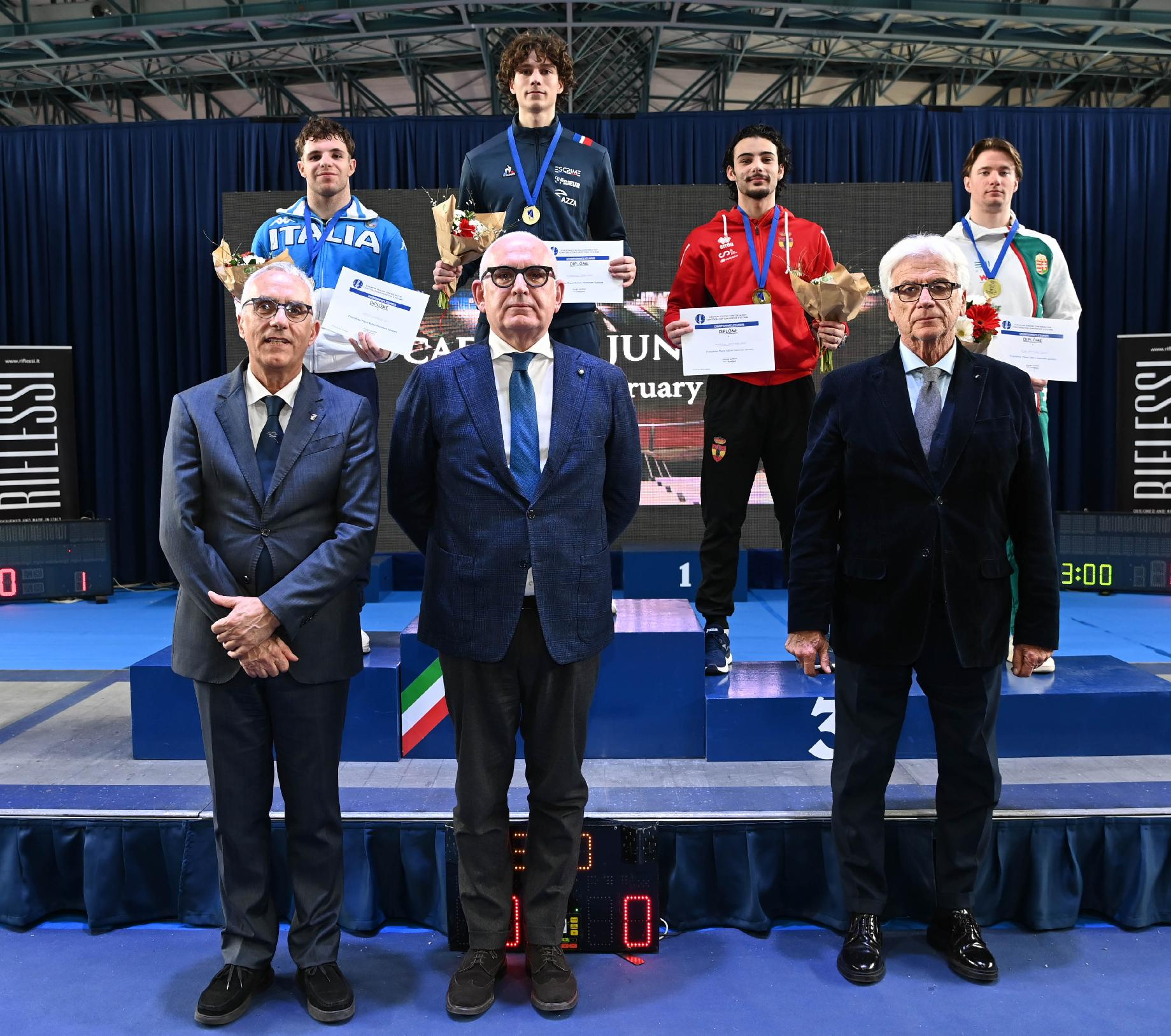 ECH Naples - Day 6. Junior results