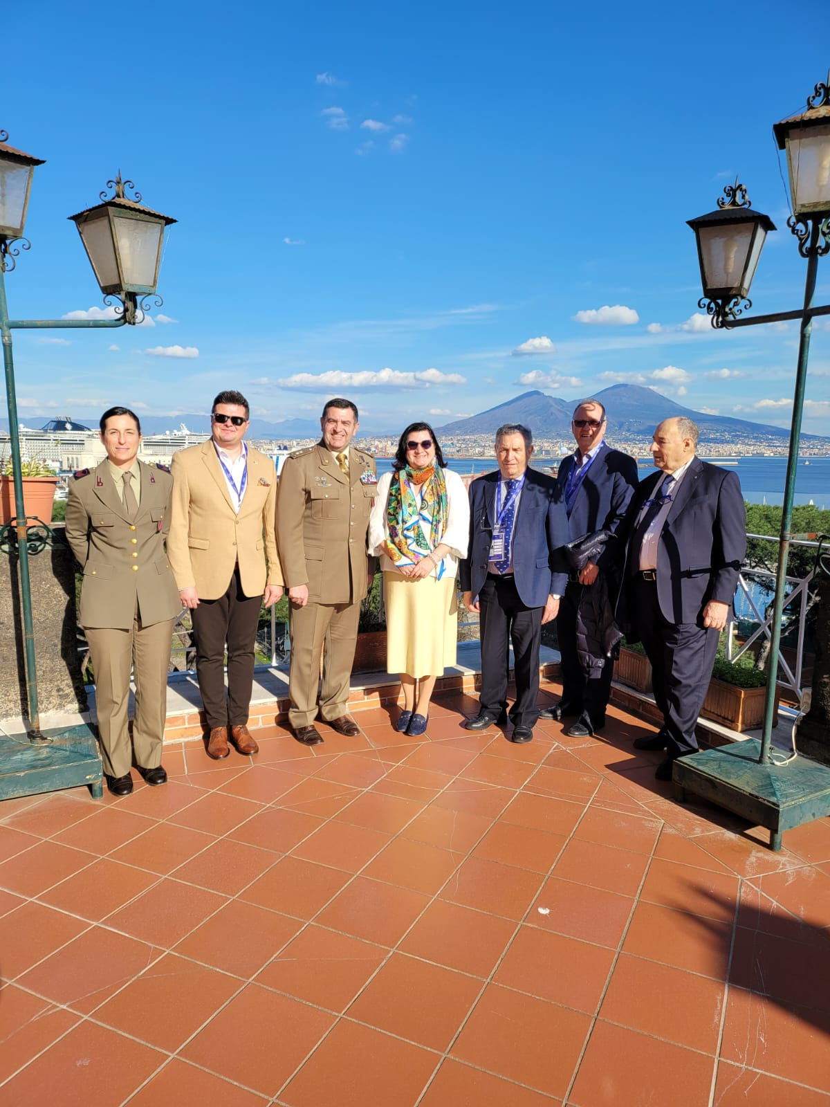 EFC's Courtesy Visit to Commander of the Southern Italian Armed Forces