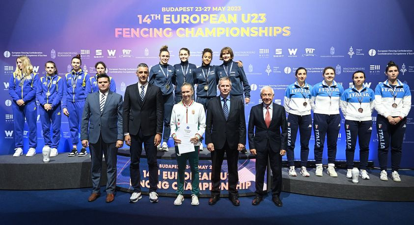 FRANCE ON THE EUROPEAN ROOF IN WOMEN'S FOIL TEAM