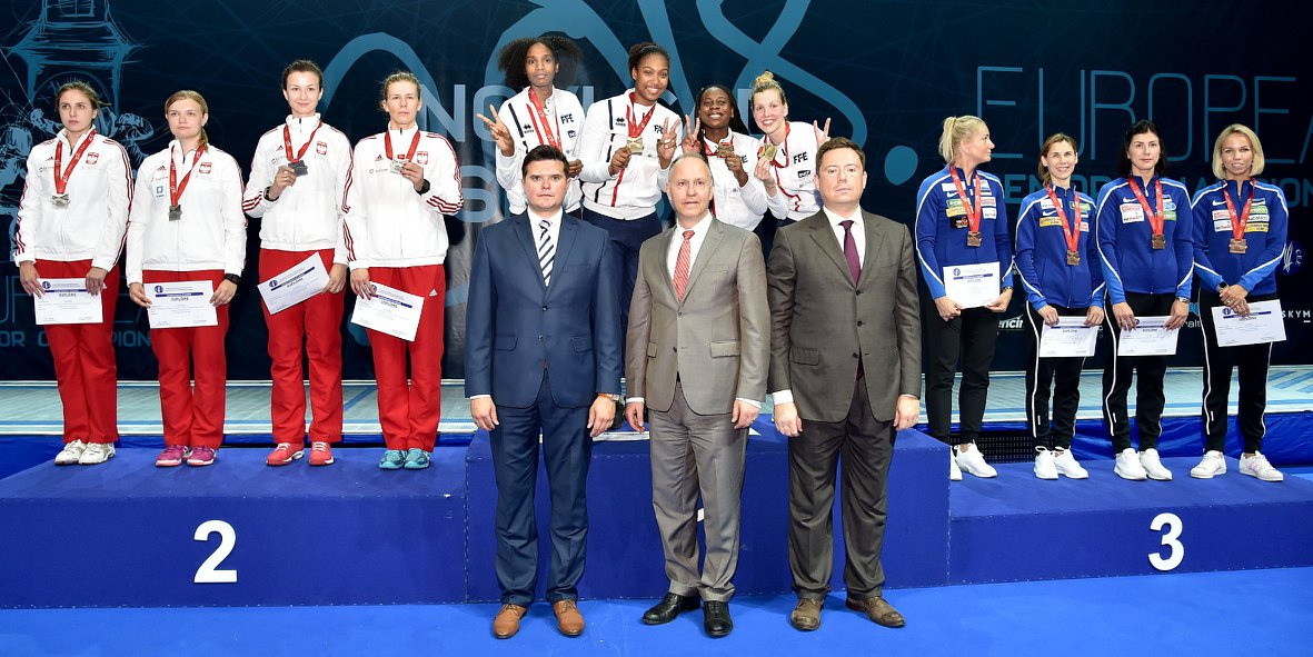 France strike gold in women's epee team at fencing european championships