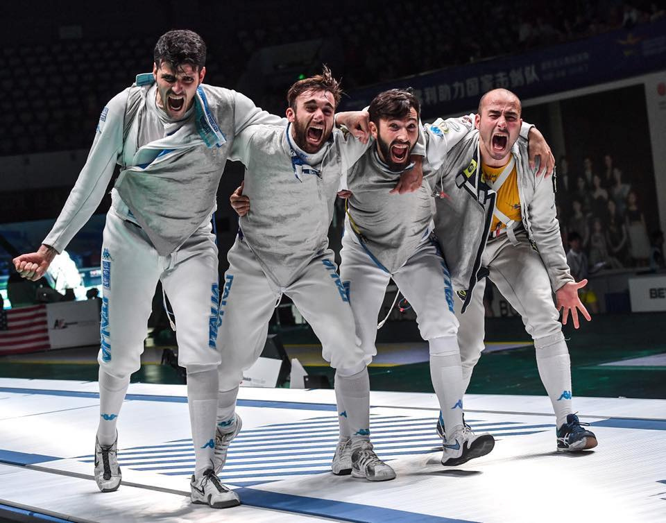 French Women’s Sabre, Italian Men’s Foil Win Team Gold at Wuxi World Fencing Championships