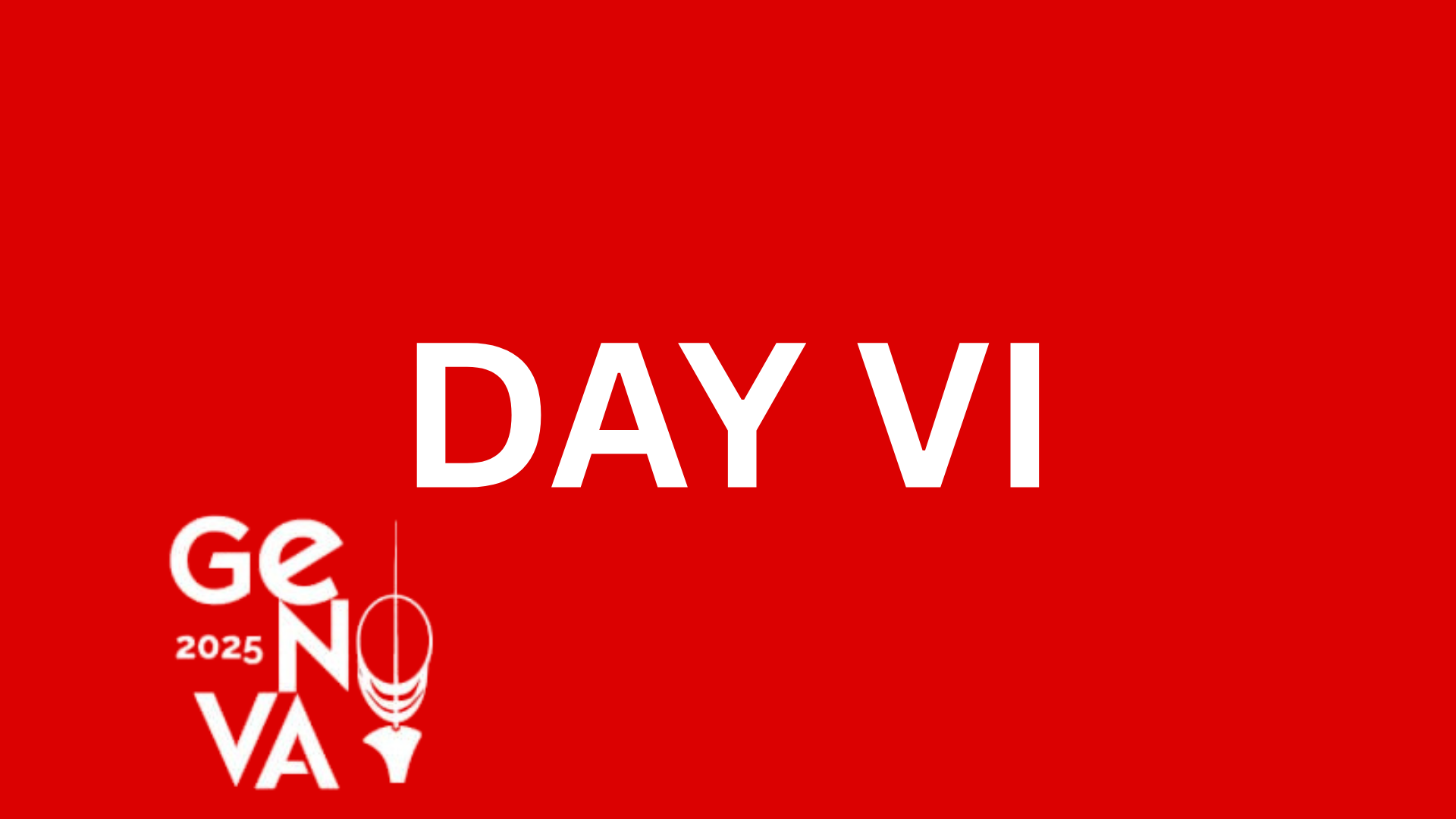 Genova ECH: Final Day