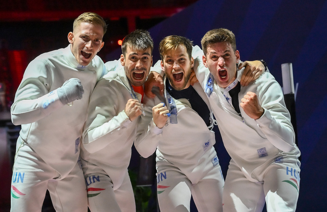 Hungarian gold in men’s team epee