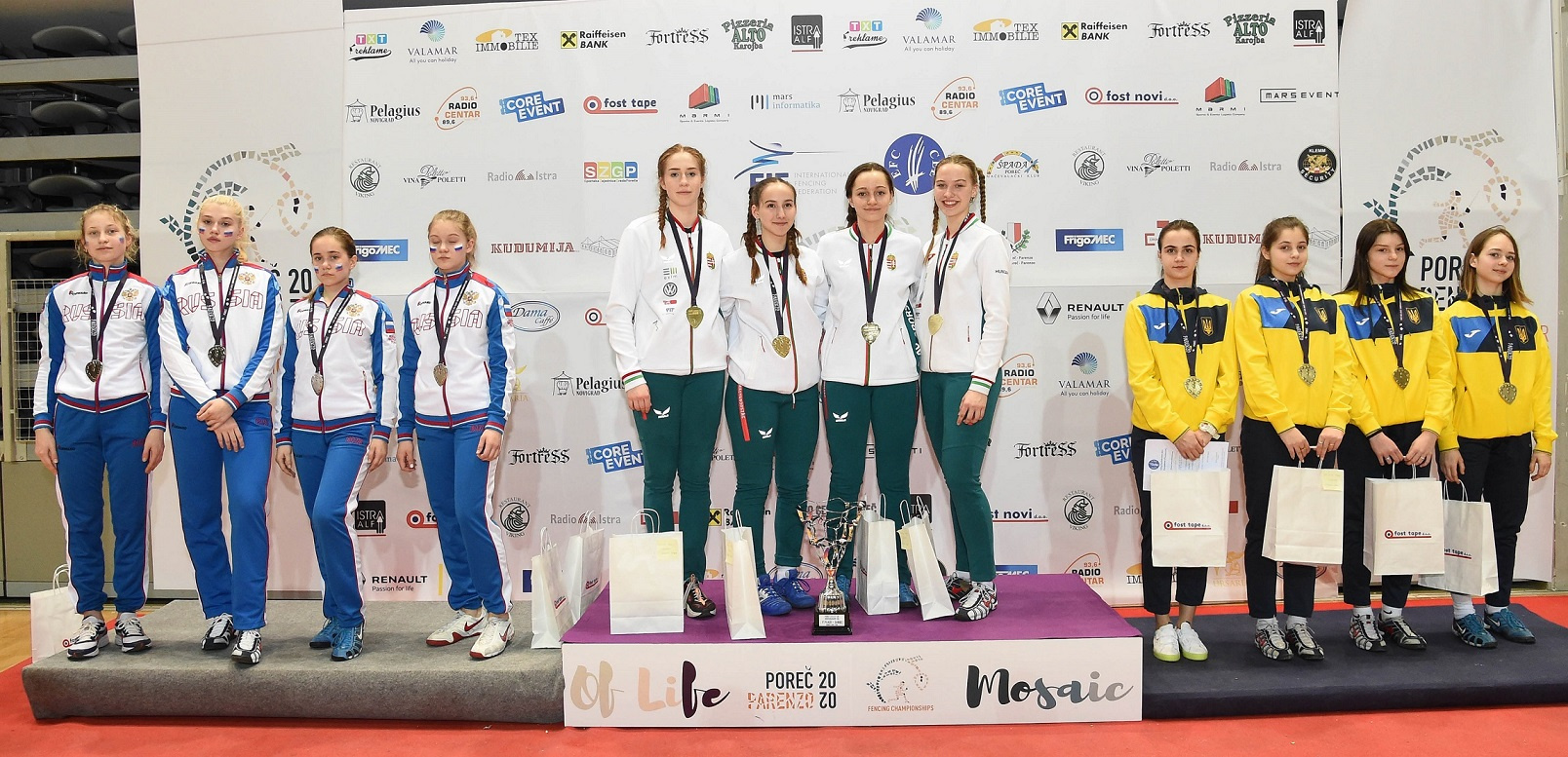 HUNGARY CLAIM EUROPEAN CADET WOMEN’S TEAM SABRE TITLE AGAINST RUSSIA