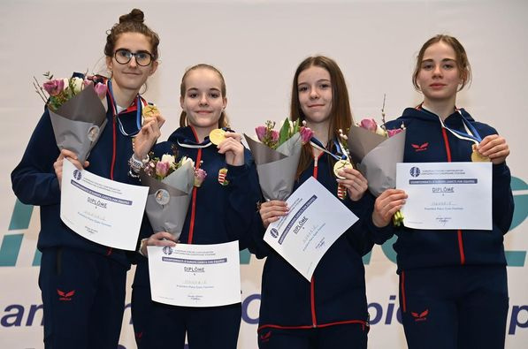 Hungary claims fifth gold after a win in the Women’s Epee Team competition