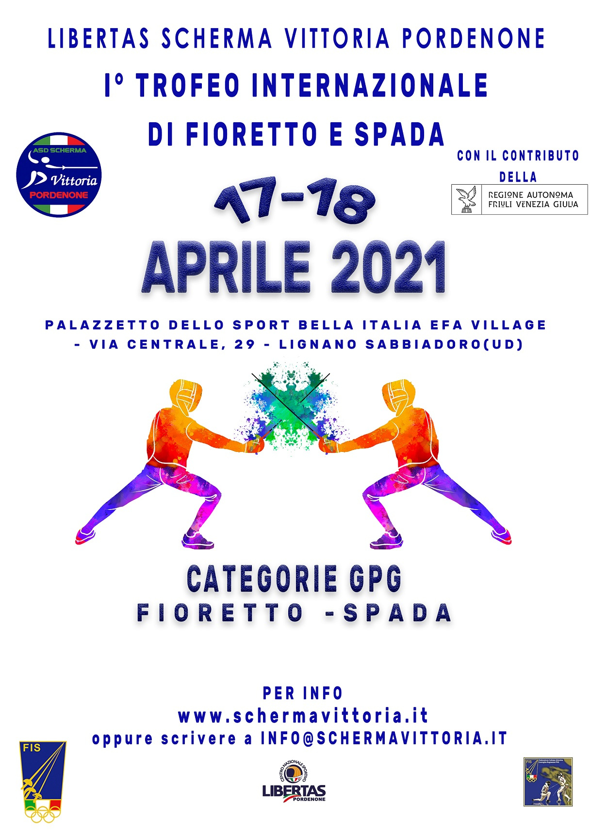 International tournament in Italy 17 - 18 April 2021