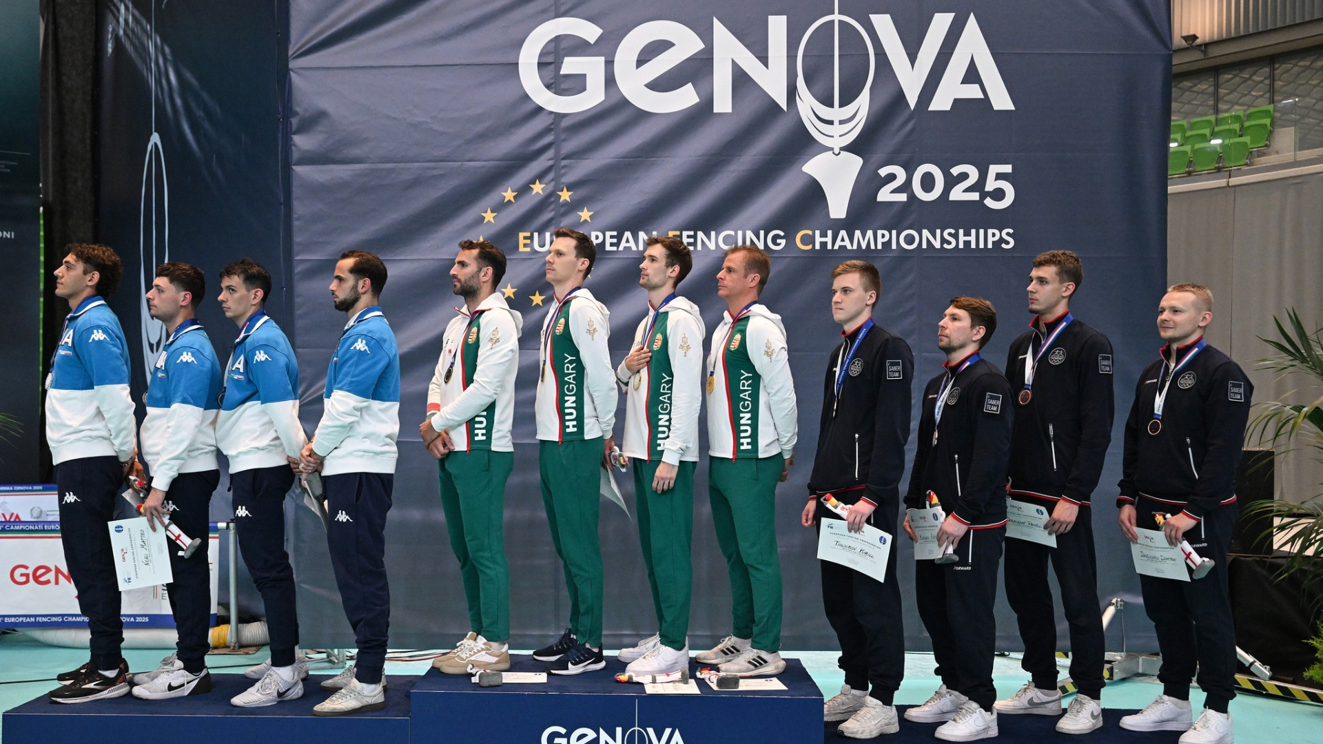 Italy and Hungary Triumph in Genova