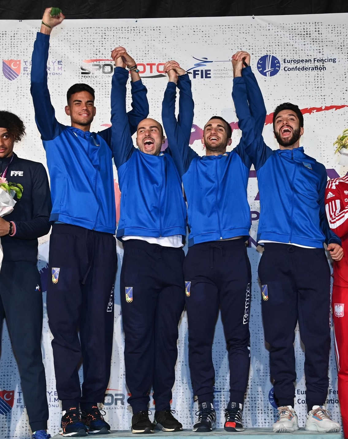 ITALY RECLAIM MEN’S TEAM FOIL EURO CROWN