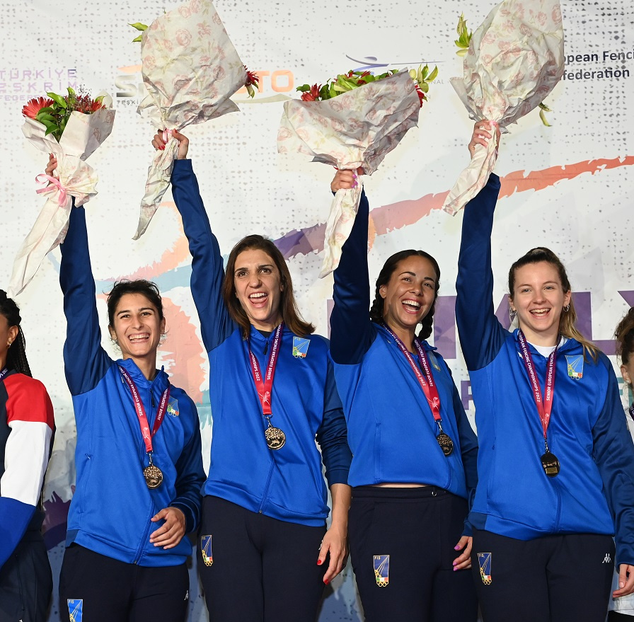 ITALY STORM TO EURO WOMEN'S TEAM FOIL GOLD