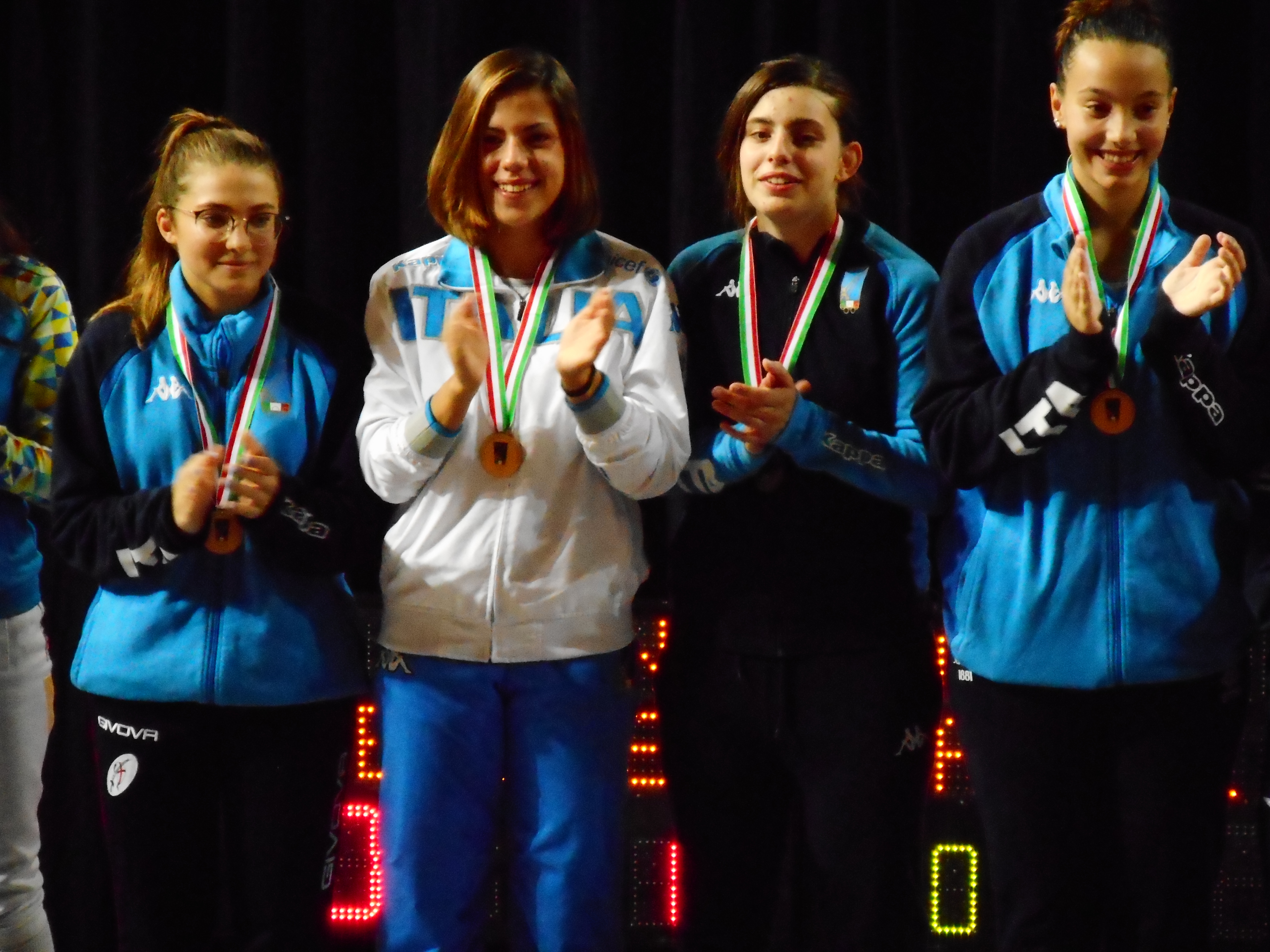 Italy took 5 medals in Novara