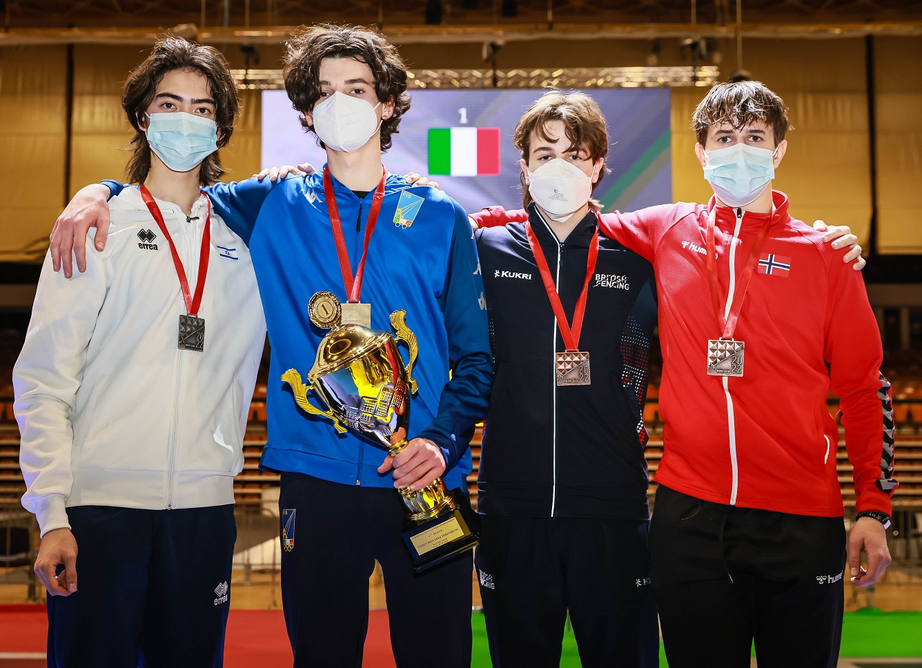 ITALY’S RIZZI BECOMES NEW CADET MEN’S EPEE EUROPEAN CHAMPION