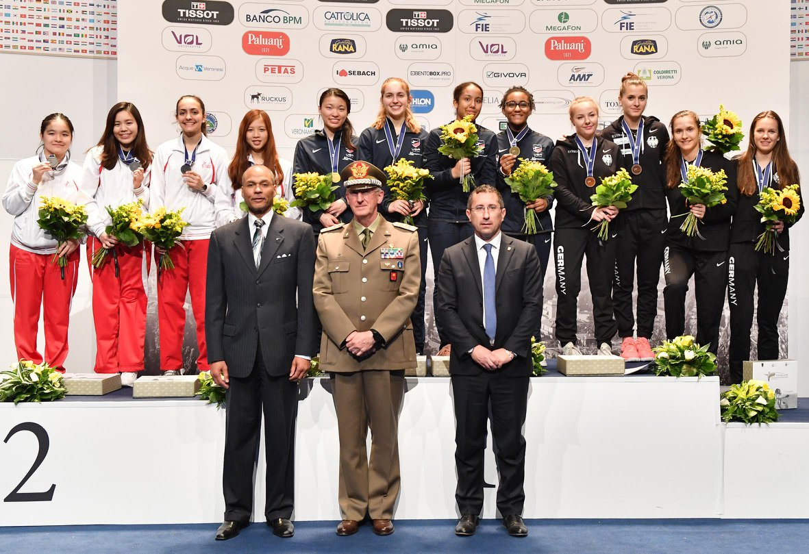 JUNIOR TEAM FOIL: 2018 JUNIOR AND CADET FENCING WORLD CHAMPIONSHIPS – VERONA