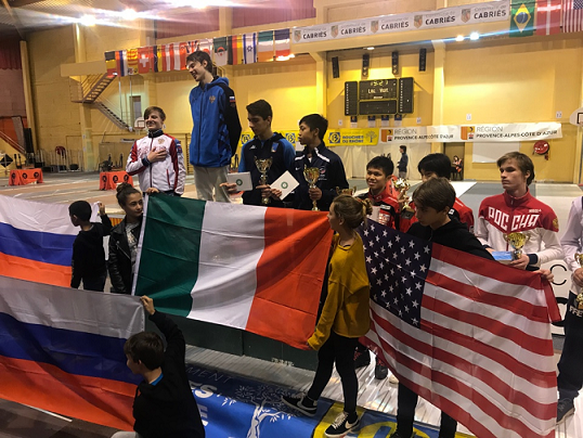 On the first weekend of december foilists met in cabries