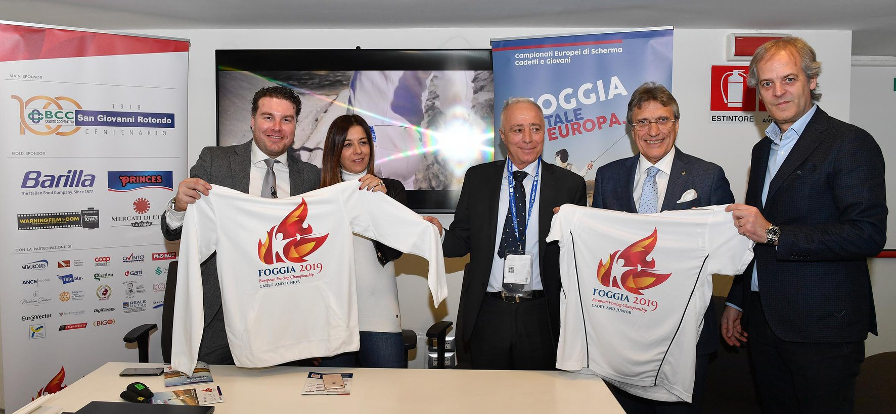 Presentation of the European Cadets and Junior Championships Foggia2019 at IT - Milan International Tourism Exchange2019.