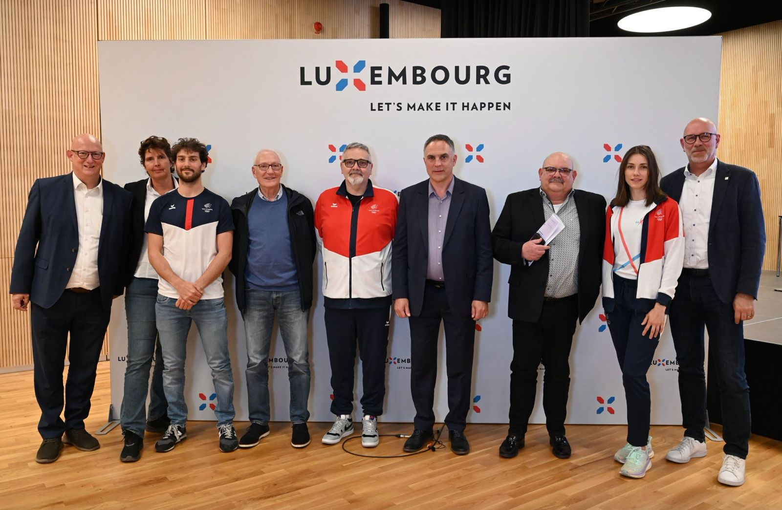 Press conference for "6 Tickets 2 Paris" Qualifying Event in Luxembourg