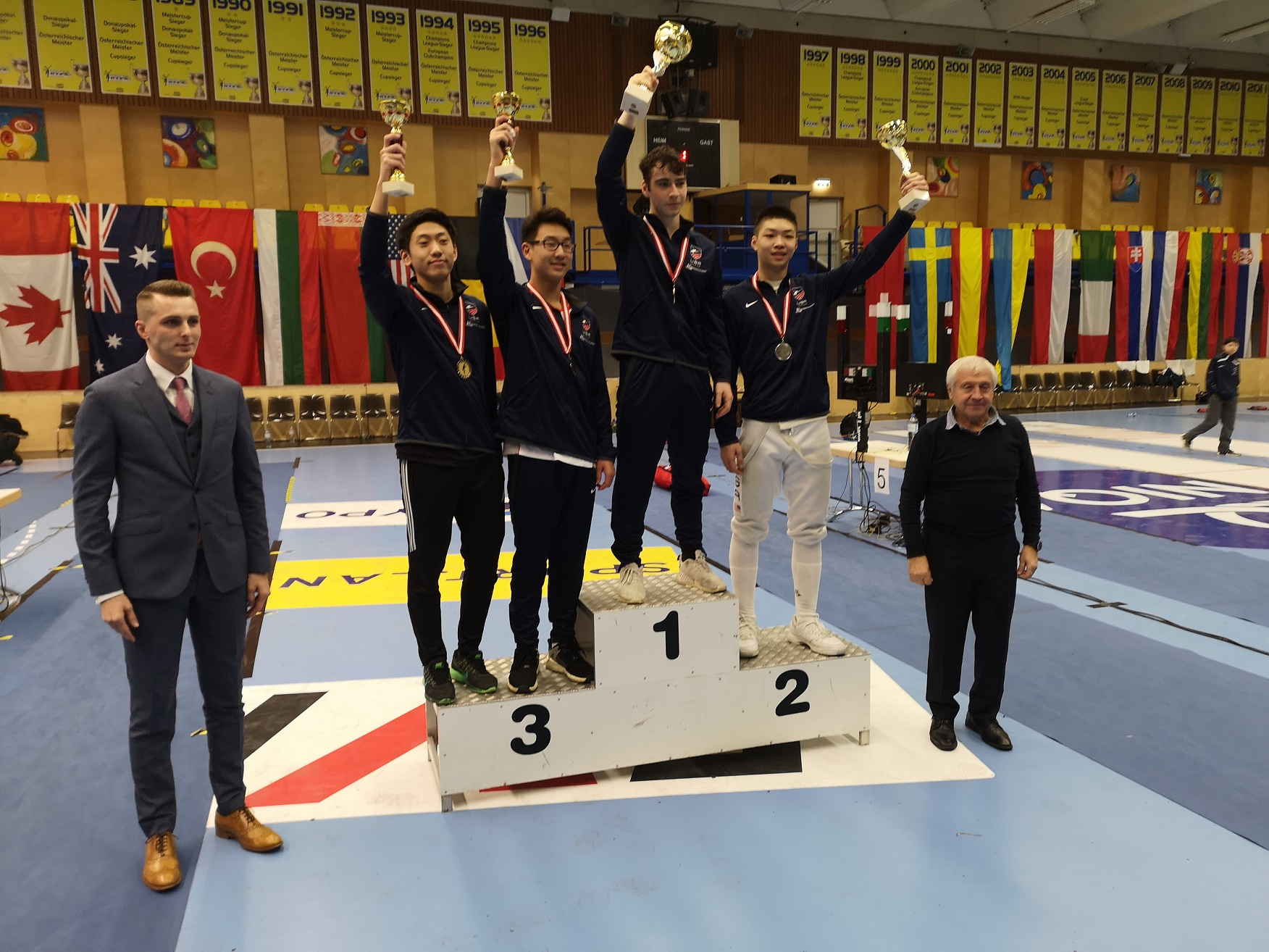 "USA cadets championships in foil" were held in moedling (AUT)