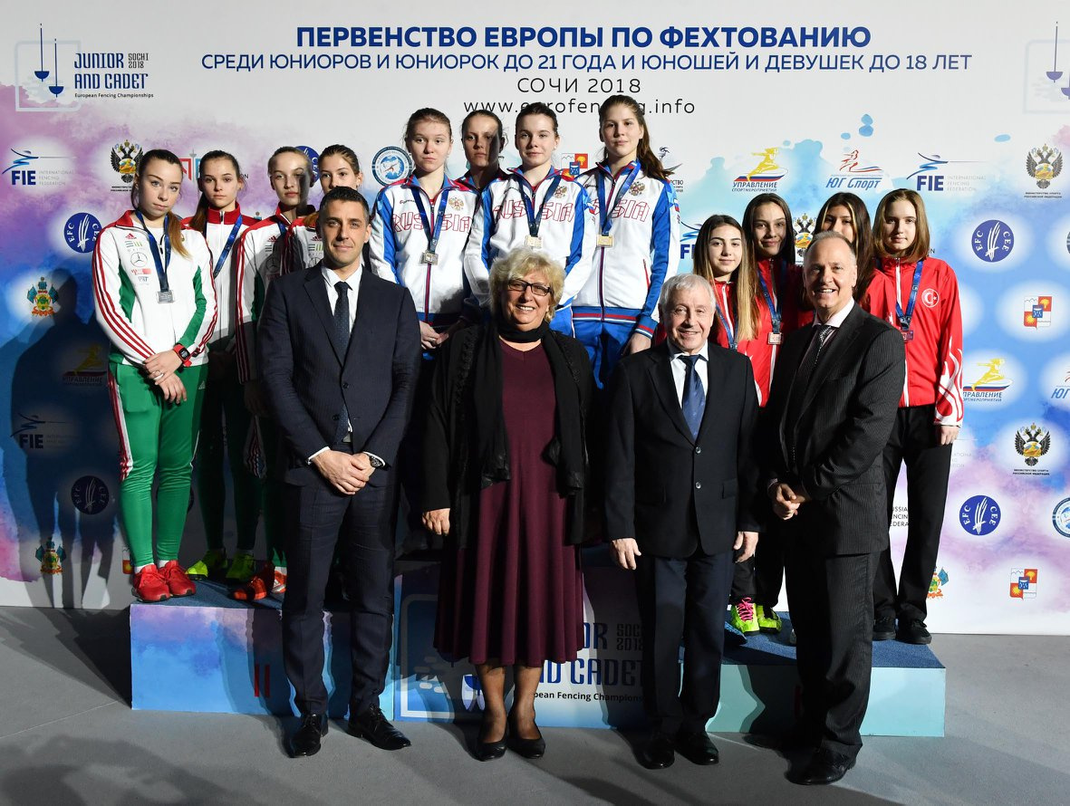 Russia Take Team Gold in Men’s Foil and Women’s Sabre While Italy take Gold in Men’s Epee