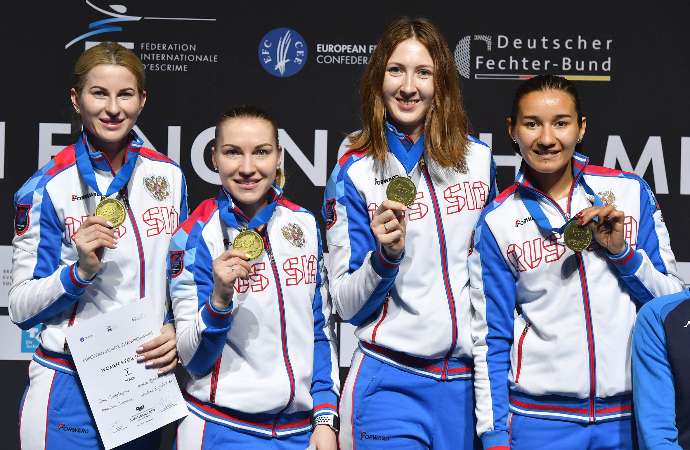 RUSSIAN FOILISTS BEAT FRANCE FOR THE EUROPEAN TEAM TITLE