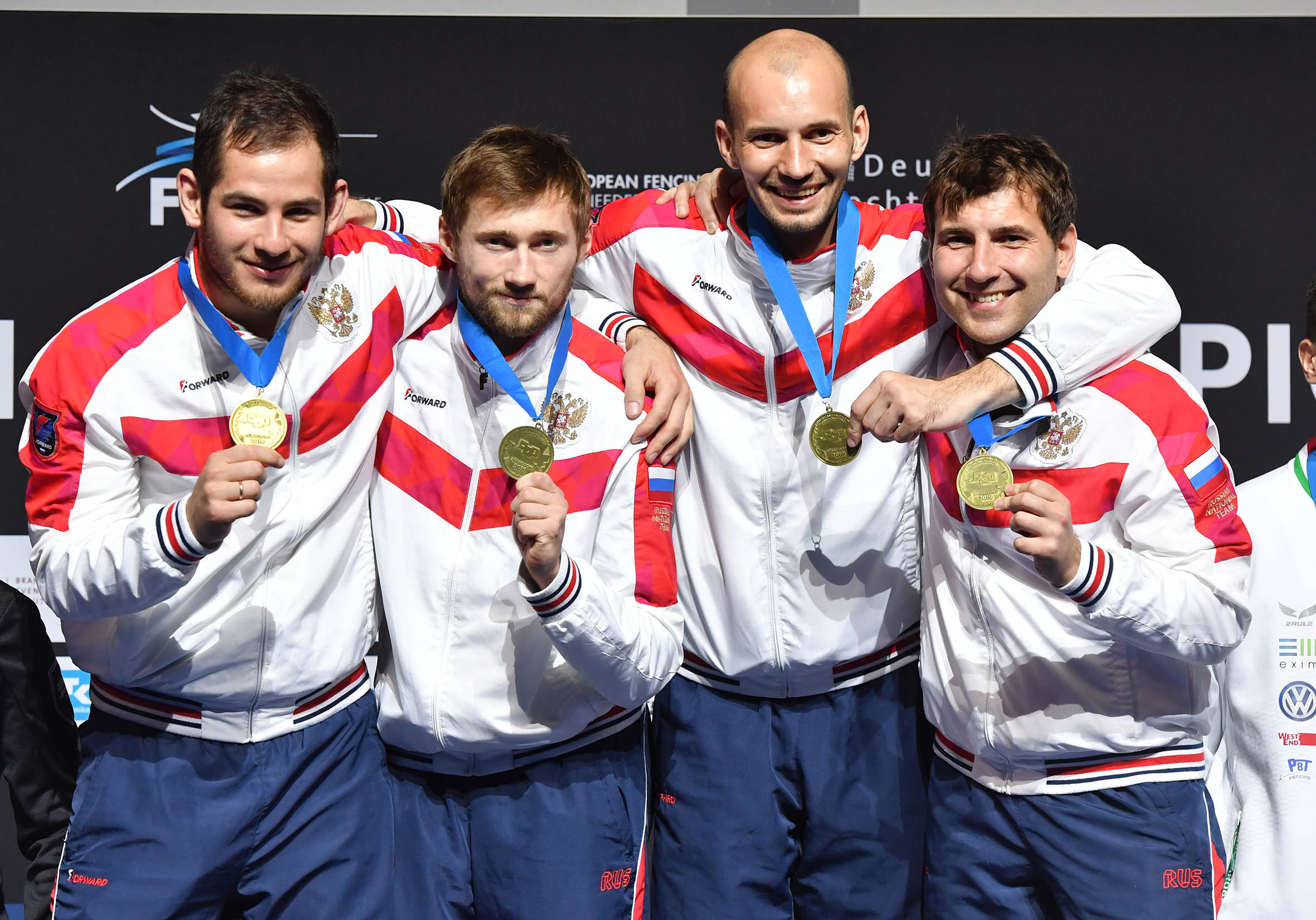 RUSSIA’S MEN’S EPEE TEAM CLAIM EUROPEAN CROWN