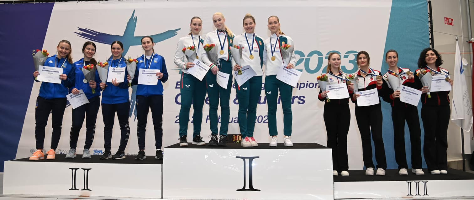 Team Hungary defends title in Team Women’s Sabre