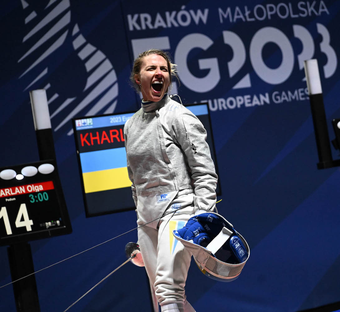 Ukrainian gold medal in women’s sabre