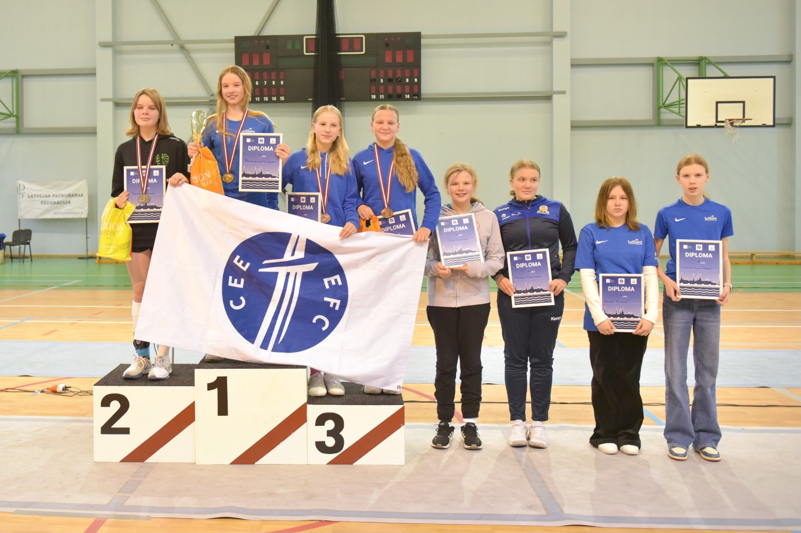 Young Fencing Stars Shine at U14 European Circuits